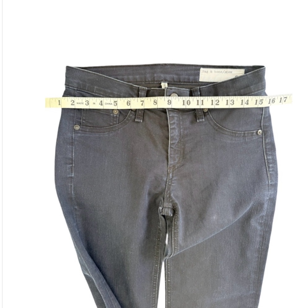 rag & bone Dark Blue Flare Jeans - Picture 14 of 15